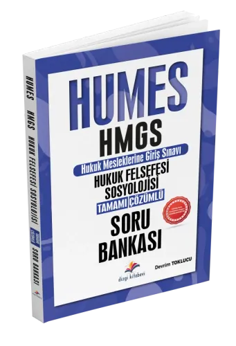 Dizgi Kitap Yayınları 2025 Humes HMGS Hukuk Felsefesi&amp; Hukuk Sosyolojisi Tamamı Çözümlü Soru Bankası