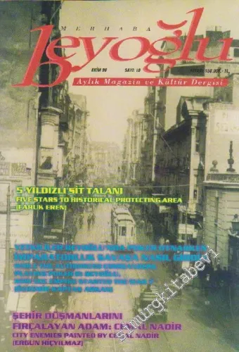 Merhaba Beyoğlu Aylık Magazin ve Kültür Dergisi  - Sayı: 10      Ekim