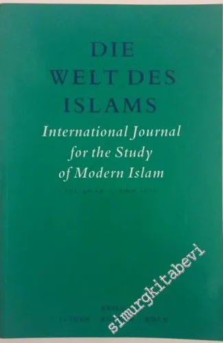 Die Welt des Islams: International Journal for the Study of Modern Islam - 1  40    March  2000