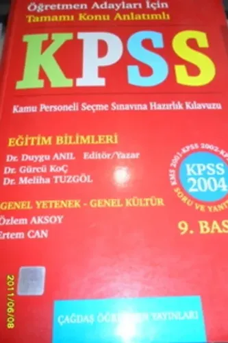 Öğretmen Adayları İçin Tamamı Konu Anlatımlı KPSS