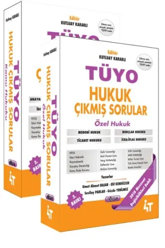 Tüyo Kamu Özel Çıkmış Sorular 2 Cilt Takım