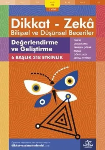Değerlendirme ve Geliştirme (8 - 9 Yaş 1 Kitap, 318 Etkinlik) / Dikkat