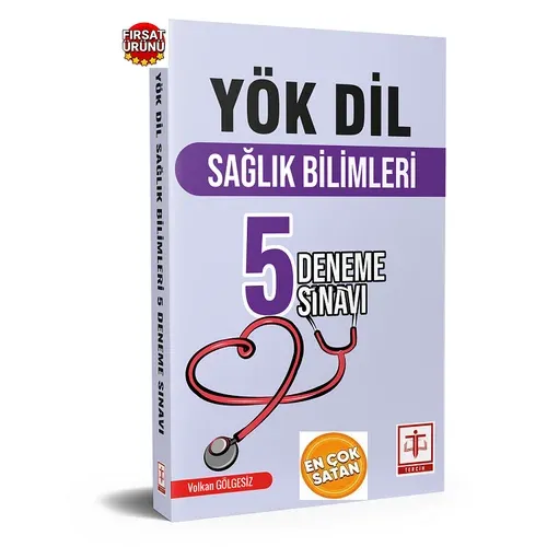 Tercih Yayınları Yökdil İngilizce Sağlık Bilimleri 5 Deneme Sınavı