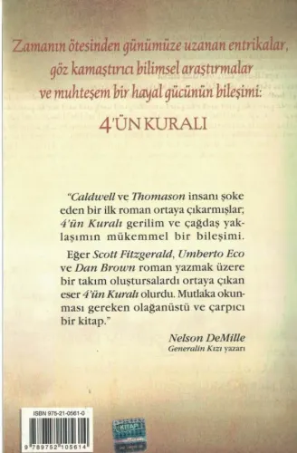 4'ün Kuralı Ian Caldwell Altın Kitaplar %68 indirimli