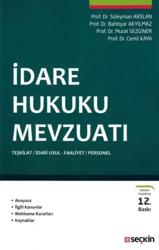 İdare Hukuku Mevzuatı