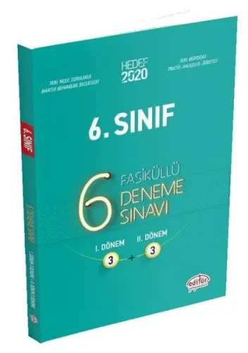 Editör Yayınları 6. Sınıf Tamamı Çözümlü 6 Deneme
