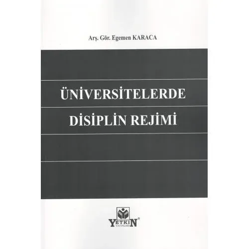 Üniversitelerde Disiplin Rejimi