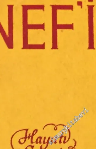 Nef'i Hayatı Sanatı Şiirleri  -        1954
