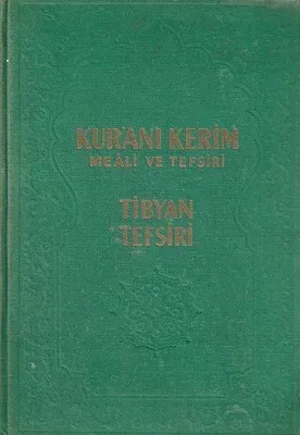 Kur'anı Kerim Meali ve Tefsiri - Tıbyan Tefsiri 1-2 Cilt Tek Kitap - Ciltli Kitap
