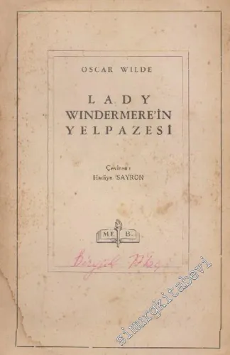Lady Windermere'in Yelpazesi -        1960