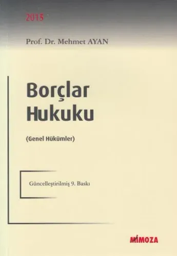 Borçlar Hukuku Genel Hükümler