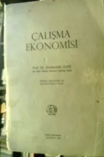 Çalışma Ekonomisi
