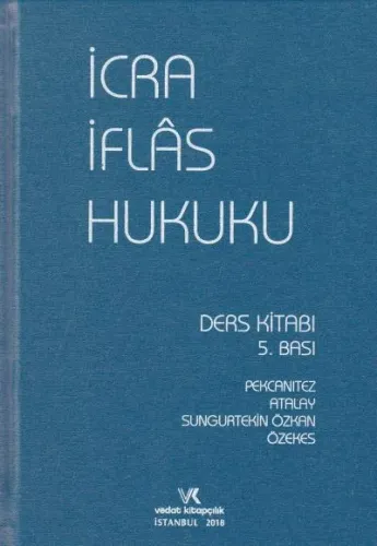 İcra İflas Hukuku Ders Kitabı