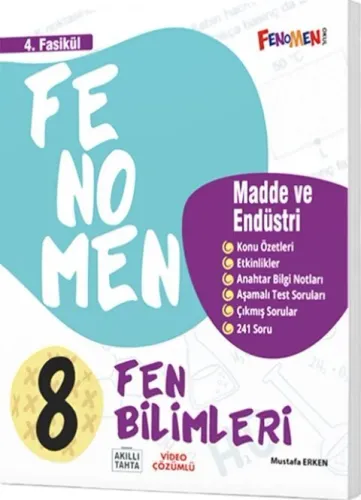 Fenomen Okul 8. Sınıf Fenomen Fen Bilimleri 4. Fasikül Madde ve Endüstri