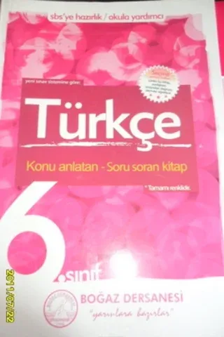 6. Sınıf Türkçe Konu Anlatan - Soru Soran Kitap