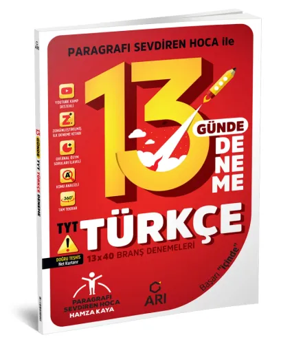 Arı Yayıncılık TYT Türkçe 13 Günde Deneme