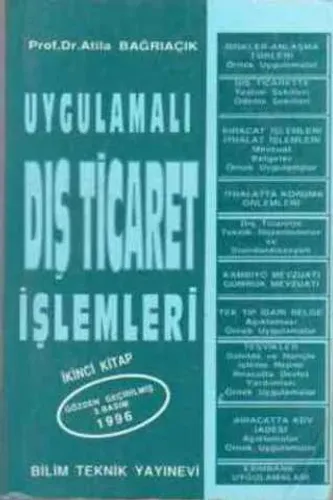 Uygulamalı Dış Ticaret İşlemleri