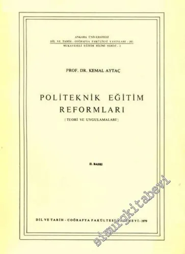 Politeknik Eğitim Reformları (Teori Ve Uygulamaları) -        1979