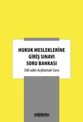 Hukuk Mesleklerine Giriş Sınavı Soru Bankası