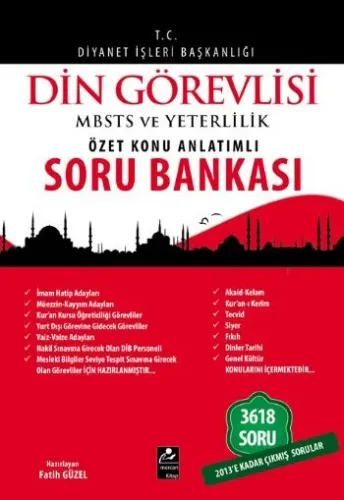 Mercan Din Görevlisi MBSTS ve Yeterlilik Özet Konu Anlatımlı Soru Bankası