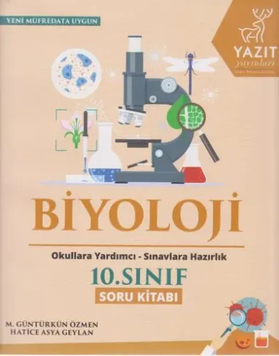 Yazıt Yayınları 10. Sınıf Biyoloji Soru Kitabı Yazıt