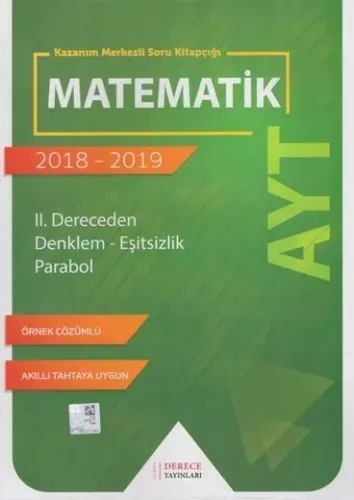 ...Derece AYT II. Dereceden Denklemler Eşitsizlik Parabol