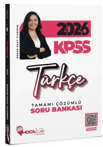 Hoca Kafası Yayınları 2026 KPSS Türkçe Soru Bankası Çözümlü