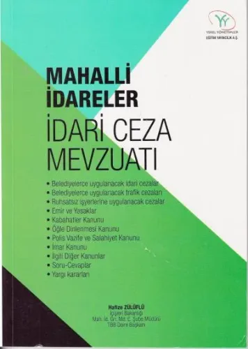 Mahalli İdareler İdari Ceza Mevzuatı