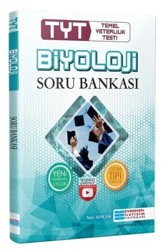 TYT Biyoloji Video Çözümlü Soru Bankası Evrensel İletişim Yayınları Naci Kocak