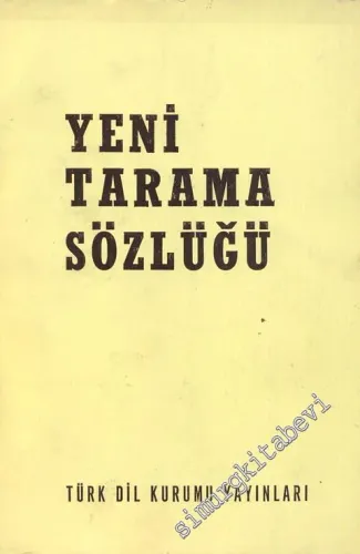 Yeni Tarama Sözlüğü -