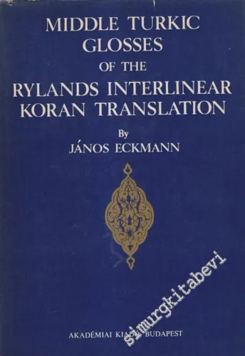 Middle Turkic Glosses of the Rylands Interlinear Koran Translation -        1976