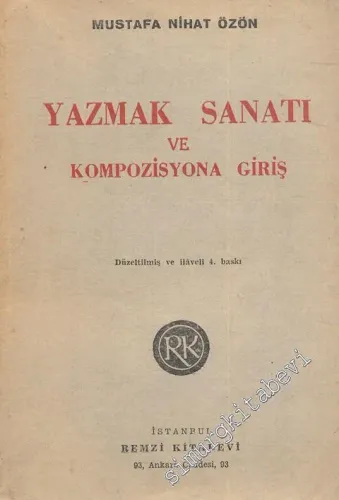 Yazmak Sanatı ve Kompozisyona Giriş -