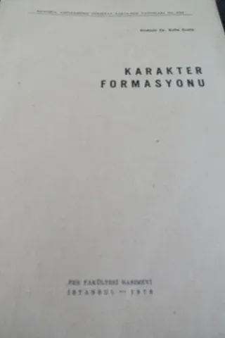 Karakter Formasyonu