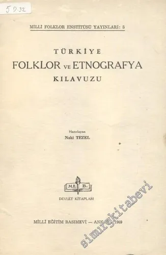Türkiye Folklor ve Etnografya Kılavuzu -        1969