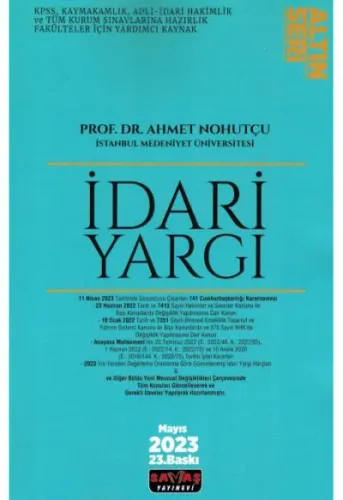 İdari Yargı Konu Anlatımı