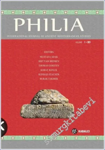 Philia: International Journal Of Ancient Mediterranean Studies  - Volume: 7        2021