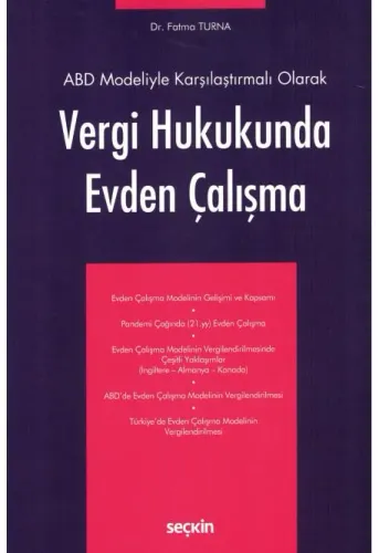 Vergi Hukukunda Evden Çalışma