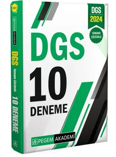 2024 Dgs Tamamı Çözümlü 10 Deneme