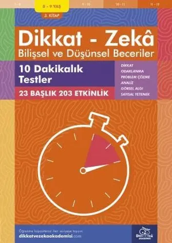 10 Dakikalık Testler (8 - 9 Yaş) - Dikkat Zeka