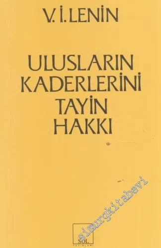 Ulusların Kaderlerini Tayin Hakkı -         2020