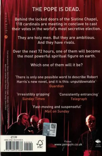 Conclave Robert Harris Arrow books %60 indirimli