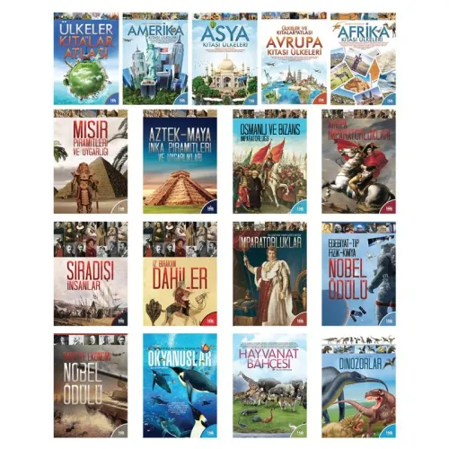 İlk Kütüphanem 17 Kitap - Halkkitabevi