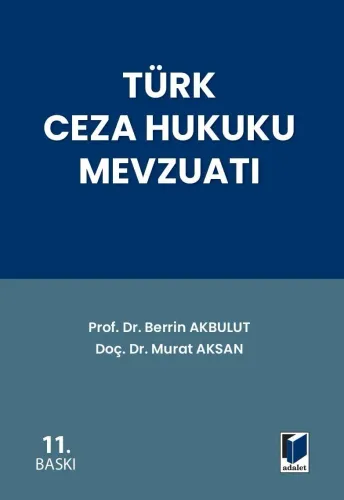 Türk Ceza Hukuku Mevzuatı
