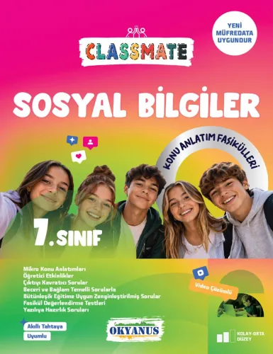 Okyanus 7. Sınıf Sosyal Bilgiler Classmate Konu Anlatım Fasikülleri