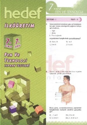 Hedef 7. Sınıf Fen ve Teknoloji Yaprak Testler
