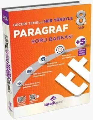 Talentteam Yayıncılık 8. Sınıf Paragraf Başlangıç Soru Bankası