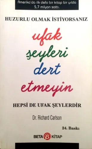 Ufak Şeyleri Dert Etmeyin (cep boy)