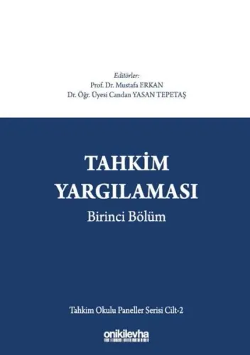 Tahkim Yargılaması Birinci Bölüm