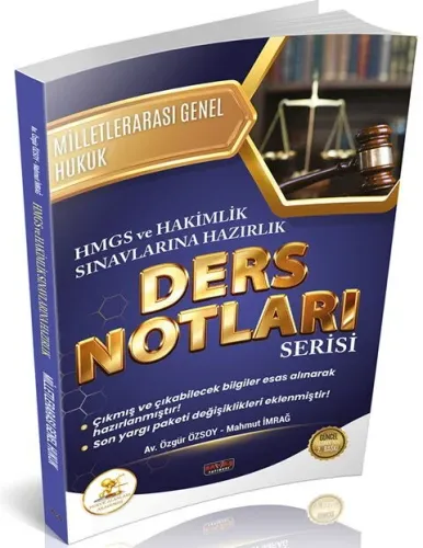Savaş Yayınları 2026 HUKAL HMGS-HAKİMLİK Milletlerarası Genel Hukuk De