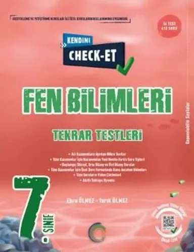 Okyanus Yayınları 7. Sınıf Kendini Check - Et Fen Bilimleri Tekrar Testleri